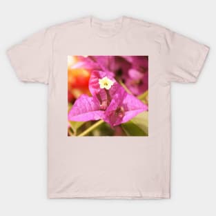 Pink Bougainvillea Blossom T-Shirt